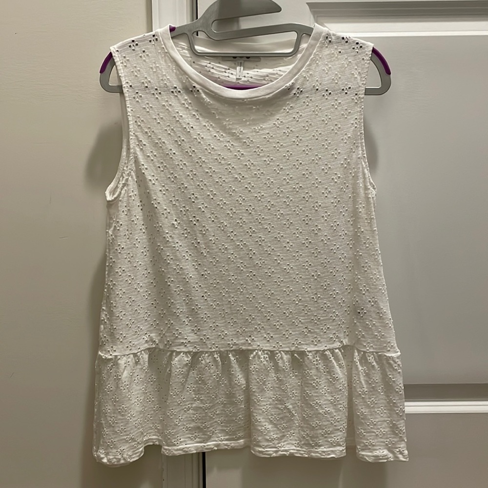 Anthropologie size small; color white